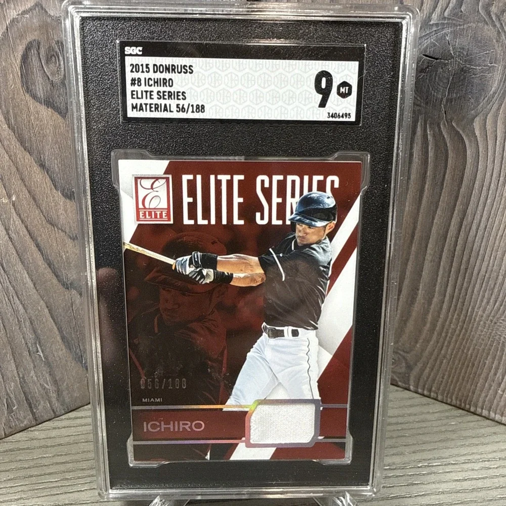 2015 Panini Elite - Elite Series‎ Materials Ichiro Suzuki #56 /188 SGC 9